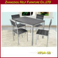 New popular MDF modern dining table chairs set